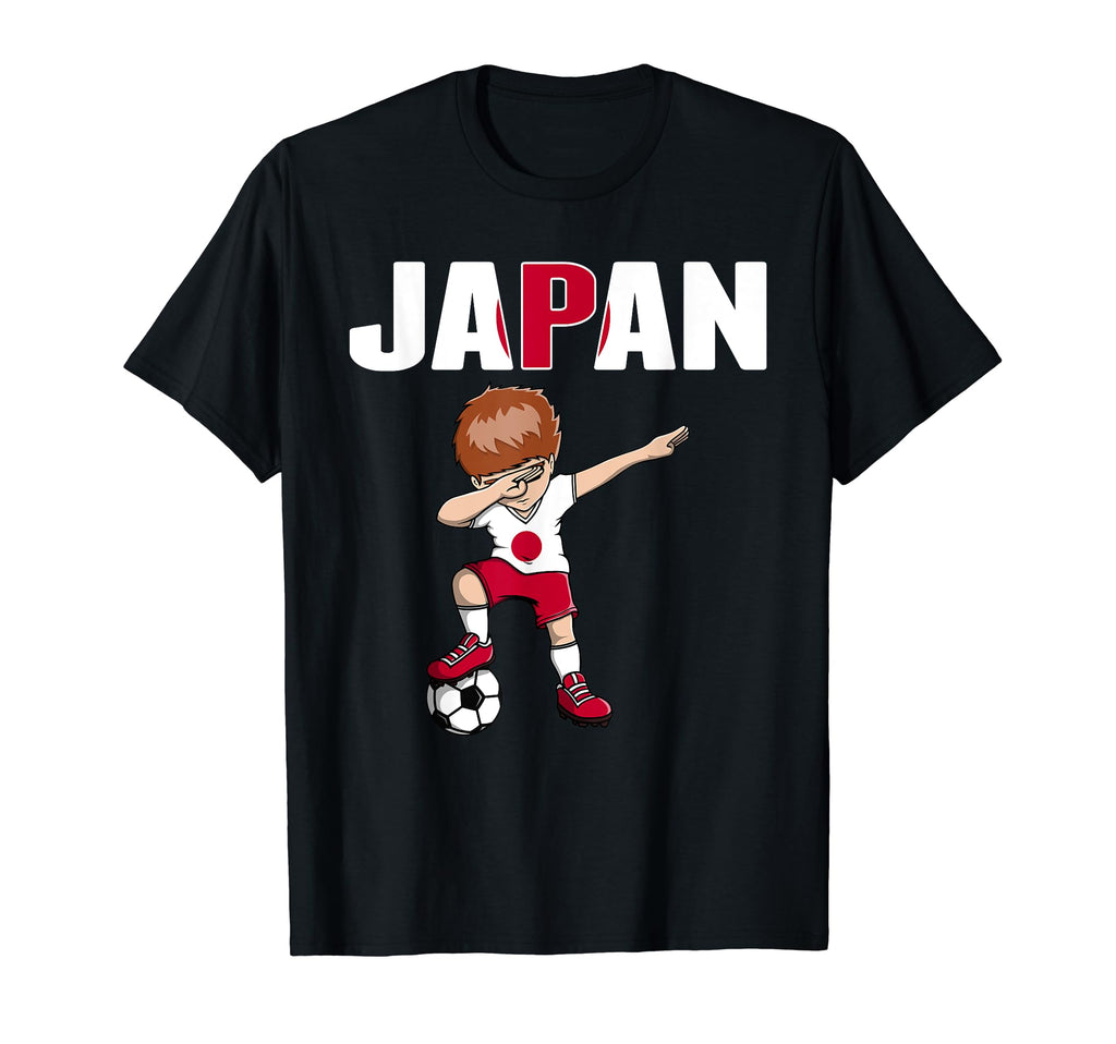 Dabbing Soccer Japan Soccer Fans T-Shirt - Minimalist Print Men Women - T-Shirt, Sweatshirt, Hoodie