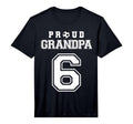 Number 6 Custom Proud Soccer Futbol T-Shirt - Novelty Apparel for Adults - T-Shirt, Sweatshirt, Hoodie