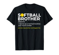 Softball Brother Definition Big T-Shirt - Minimalist Print for Adults - T-Shirt, Sweatshirt, Hoodie