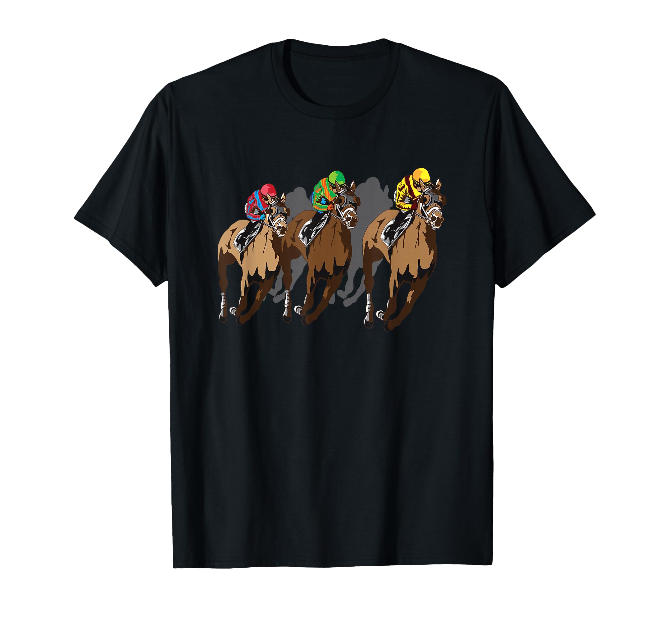 Funny Horse Racing Jockey Racer Derby T-Shirt - Trendy Graphic for Adults - T-Shirt, Sweatshirt, Hoodie