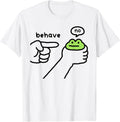 Dishonest Frog Funny Meme Behave No Cartoon Design - Adult & Kids T-Shirts, Sweatshirts & Hoodies apparel design preview 1