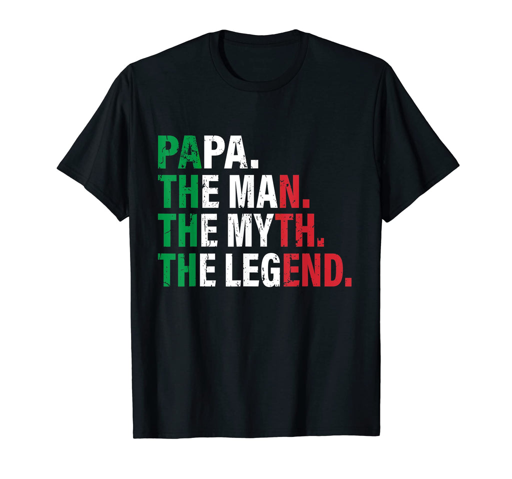 Mens Italy Italiansthe Myth Legend Dad T-Shirt - Trendy Graphic for Adults - T-Shirt, Sweatshirt, Hoodie
