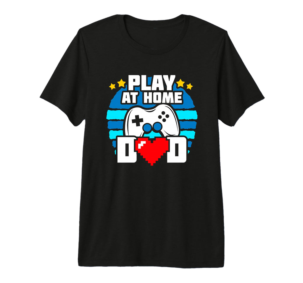 Gaming Dad Play Home Video Game Dad T-Shirt - Minimalist Print Men Women - T-Shirt, Sweatshirt, Hoodie