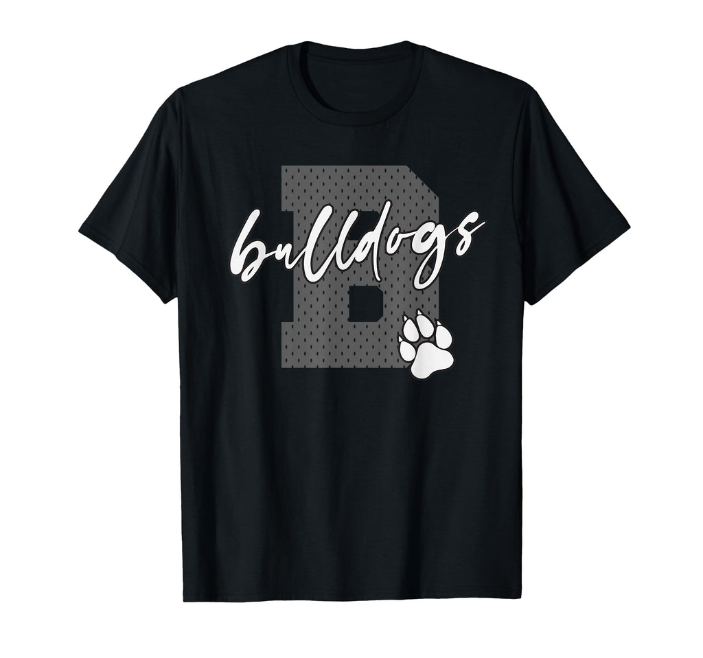 Bulldog Football Baseball Basketball T-Shirt - Custom Art Print Unisex - T-Shirt, Sweatshirt, Hoodie