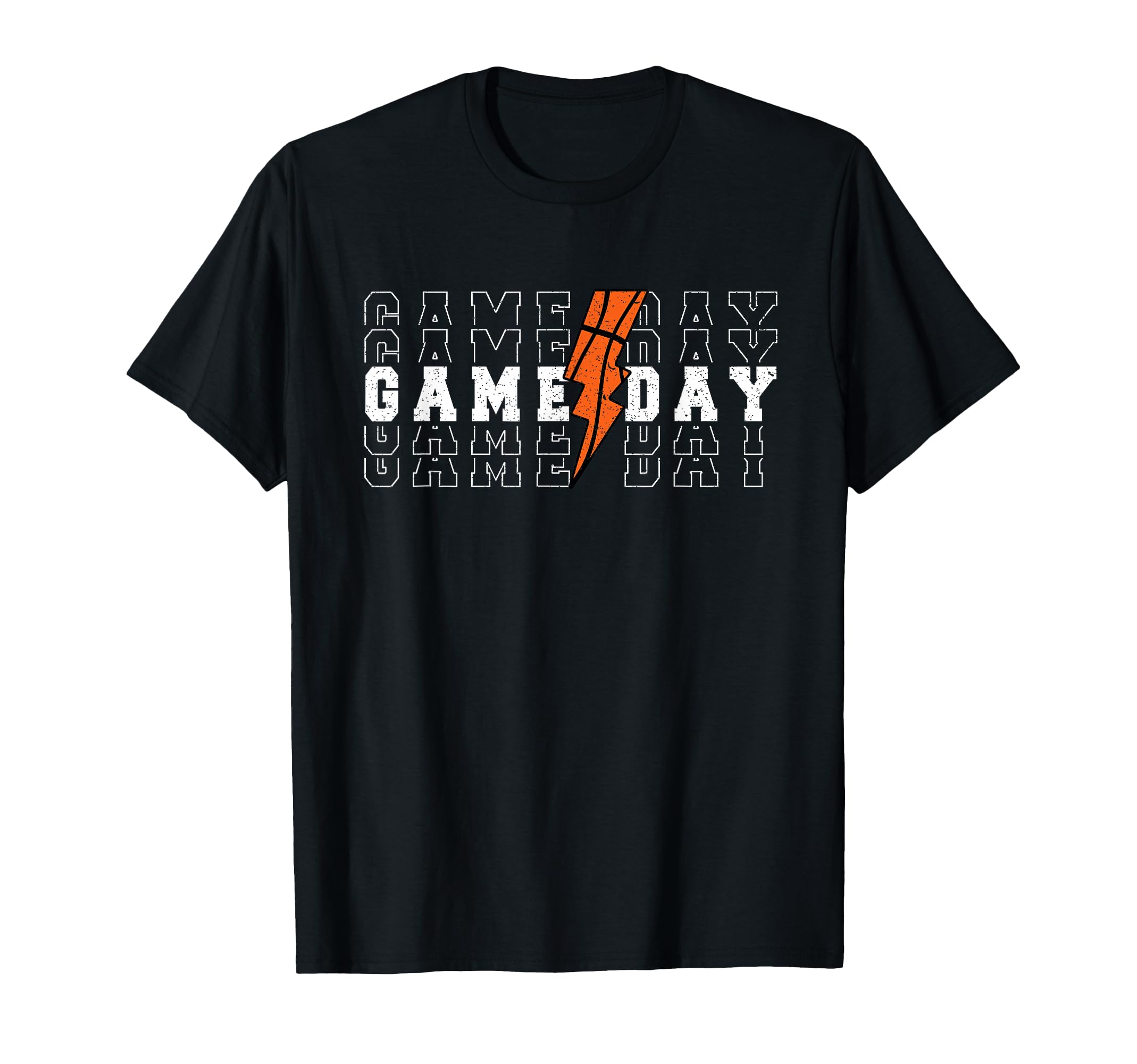 Game Day Basketball Lightning Sport T-Shirt - Fun Novelty Design Unisex - T-Shirt, Sweatshirt, Hoodie
