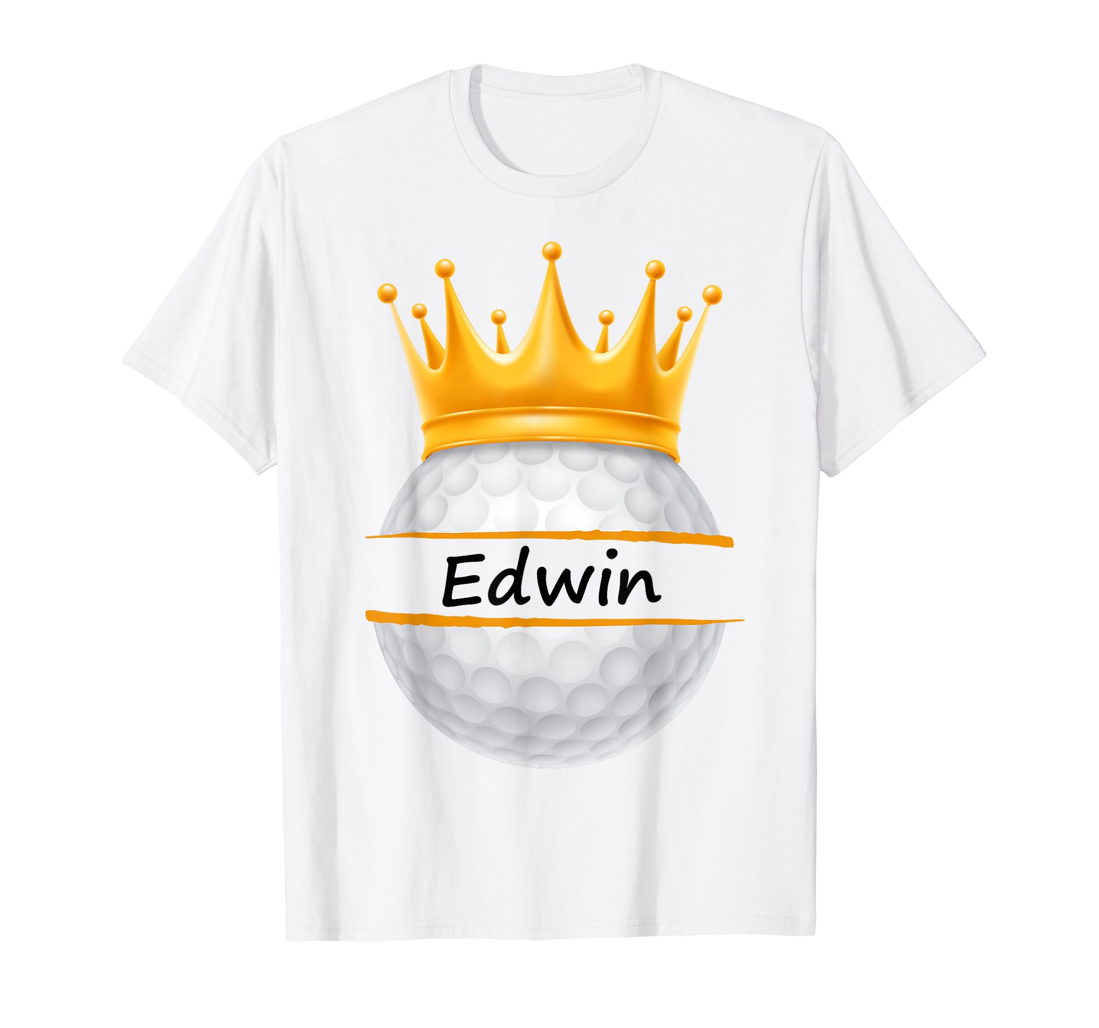 Novelty Golf Personalized Name Edwin T-Shirt - Unique Graphic Men Women - T-Shirt, Sweatshirt, Hoodie