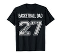 Basketball Dad Class 2027 Basketball T-Shirt - Minimalist Print for Adults - T-Shirt, Sweatshirt, Hoodie
