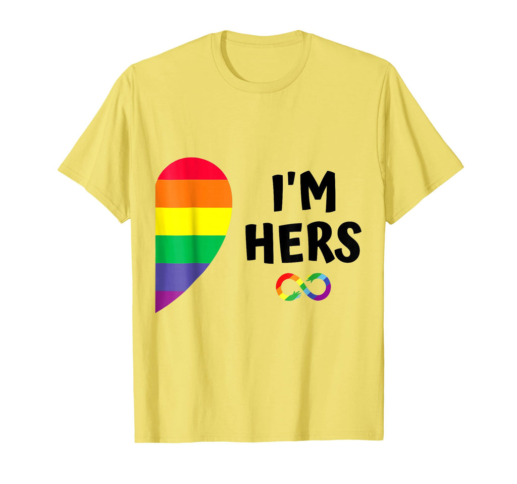 Im Hers Shes Mine Matching Pride T-Shirt - Aesthetic Graphic Unisex - T-Shirt, Sweatshirt, Hoodie