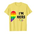 Im Hers Shes Mine Matching Pride T-Shirt - Aesthetic Graphic Unisex - T-Shirt, Sweatshirt, Hoodie