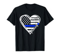 Proud Police Wife Police Officer Wife T-Shirt - Custom Art Print Unisex - T-Shirt, Sweatshirt, Hoodie