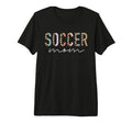 Soccer Mom Gifts Leopard Soccer Mama T-Shirt - Minimalist Print Men Women - T-Shirt, Sweatshirt, Hoodie