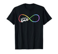 Family Autism Awareness Dad Rainbow T-Shirt - Aesthetic Graphic for Adults - T-Shirt, Sweatshirt, Hoodie