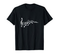 Musical Notes Music Dad Text Treble T-Shirt - Custom Art Print for Adults - T-Shirt, Sweatshirt, Hoodie