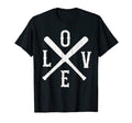 Baseball Love Bat Mom Dad Softball T-Shirt - Novelty Apparel Unisex - T-Shirt, Sweatshirt, Hoodie