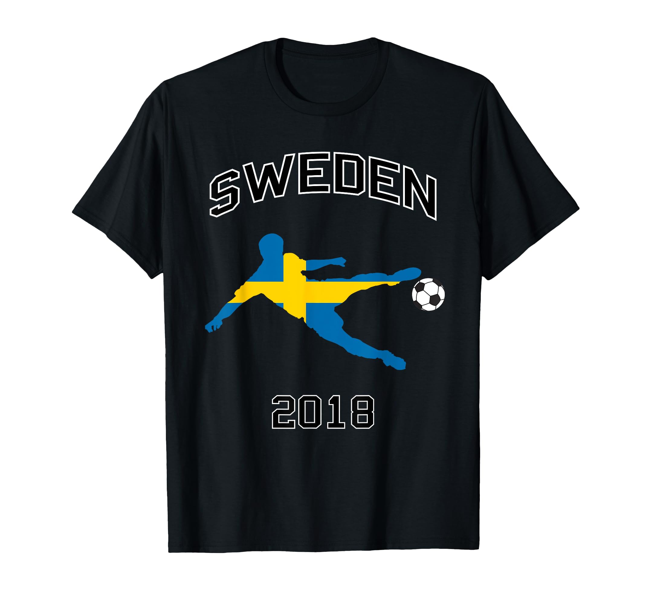 Swedish Football Jersey Sweden Soccer T-Shirt - Custom Art Print Unisex - T-Shirt, Sweatshirt, Hoodie