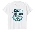 Mermaid Dad King Triton Training T-Shirt - Minimalist Print Unisex - T-Shirt, Sweatshirt, Hoodie