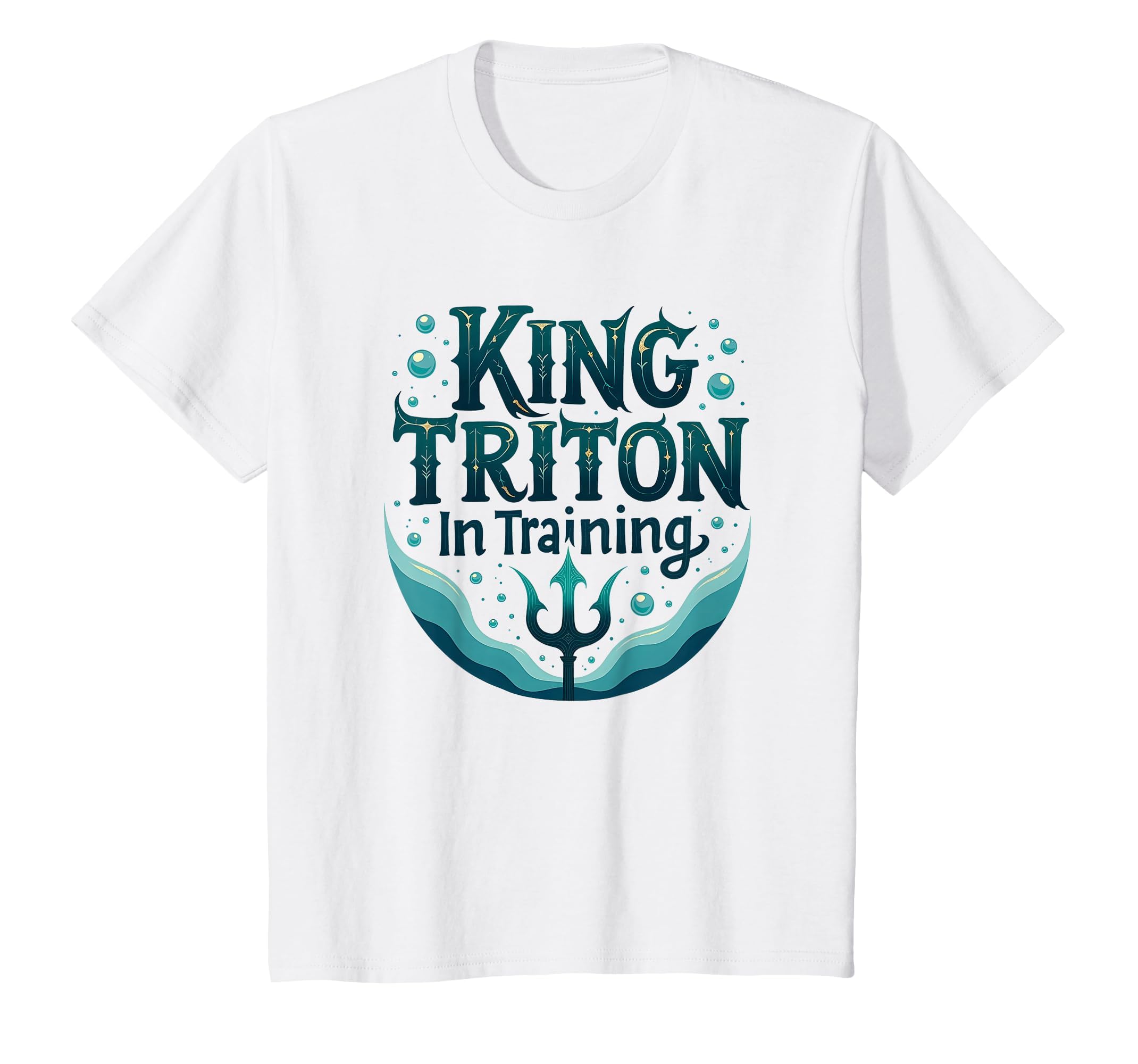 Mermaid Dad King Triton Training T-Shirt - Minimalist Print Unisex - T-Shirt, Sweatshirt, Hoodie