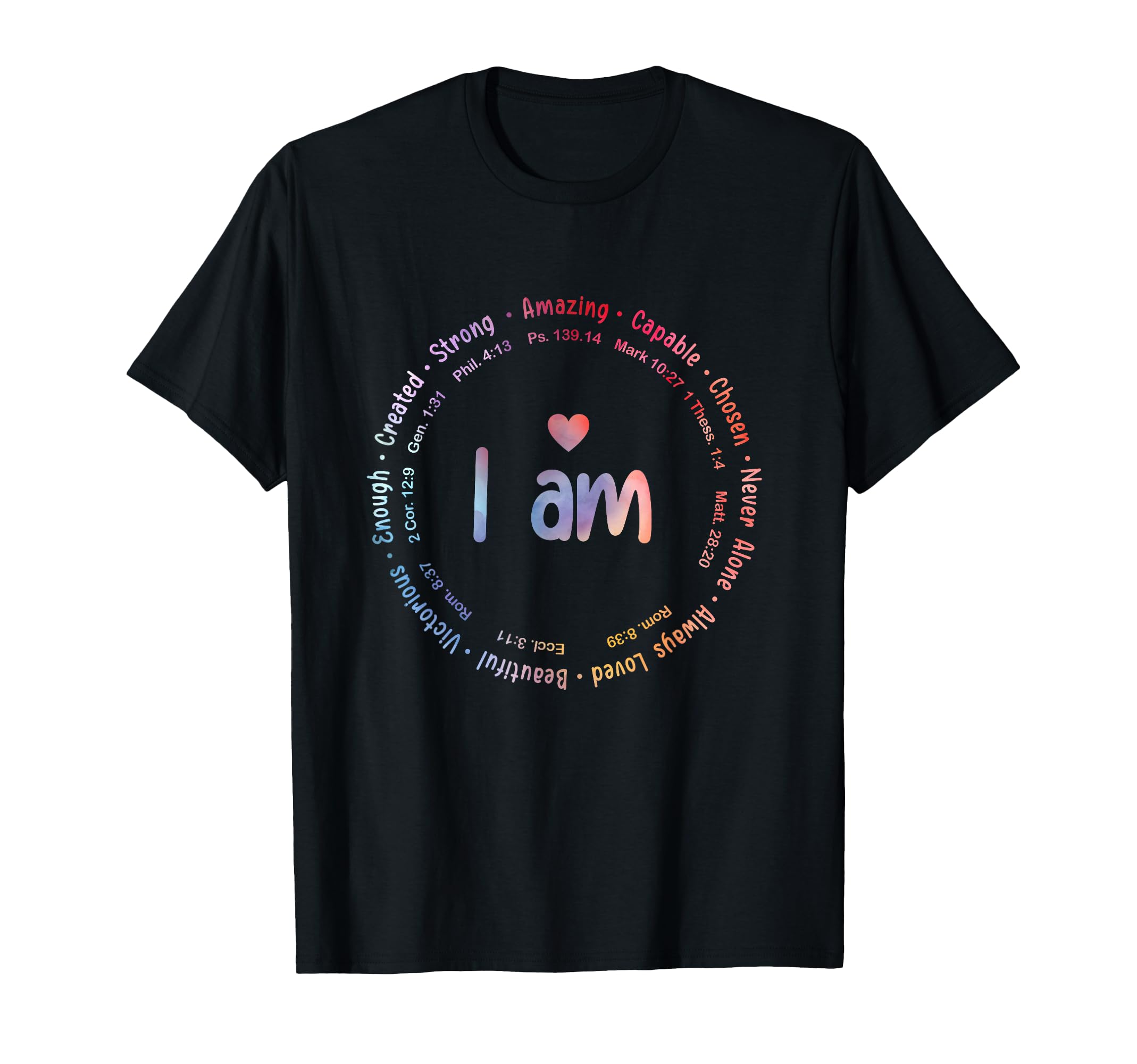 Tie Dye I Am Inspiration Christian T-Shirt - Streetwear Style for Adults - T-Shirt, Sweatshirt, Hoodie