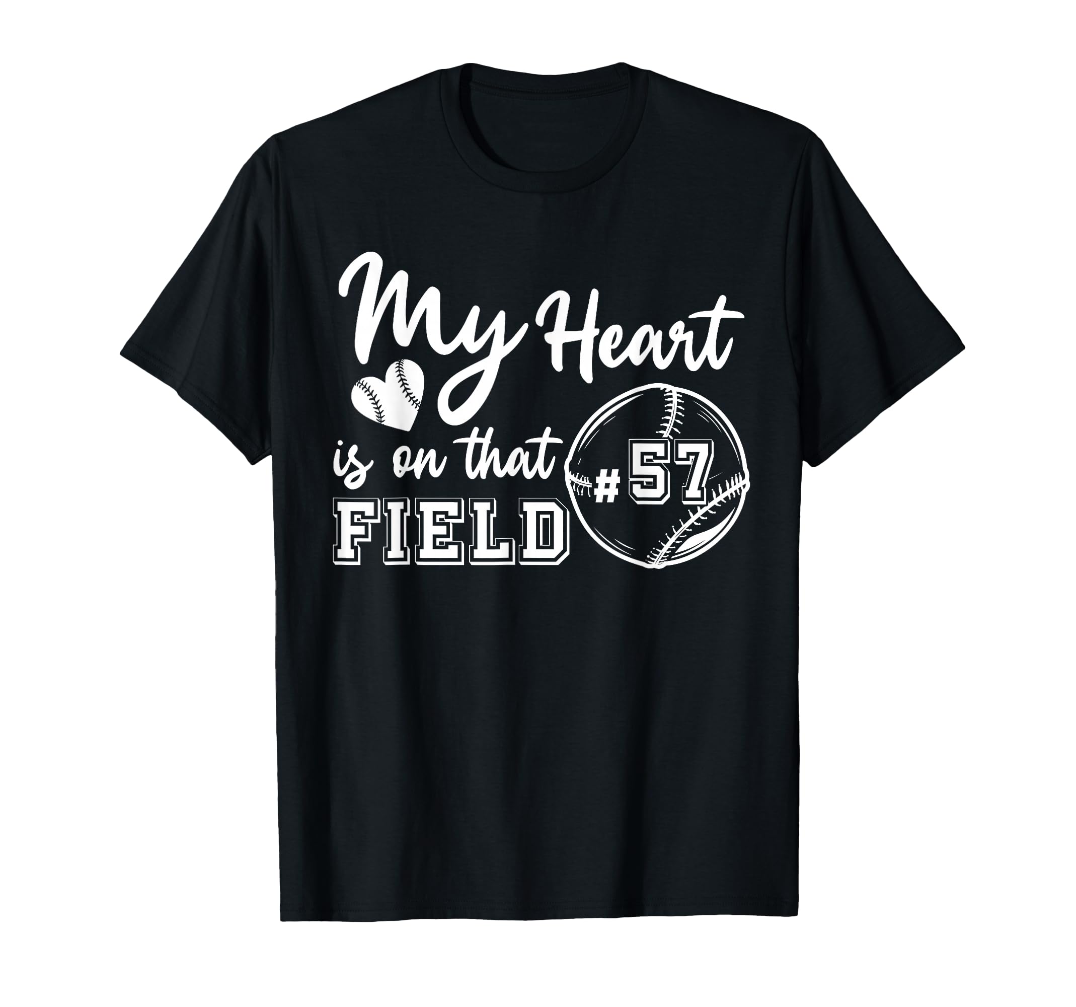 Baseball Jersey Costume Number 57 My T-Shirt - Fun Novelty Design Unisex - T-Shirt, Sweatshirt, Hoodie