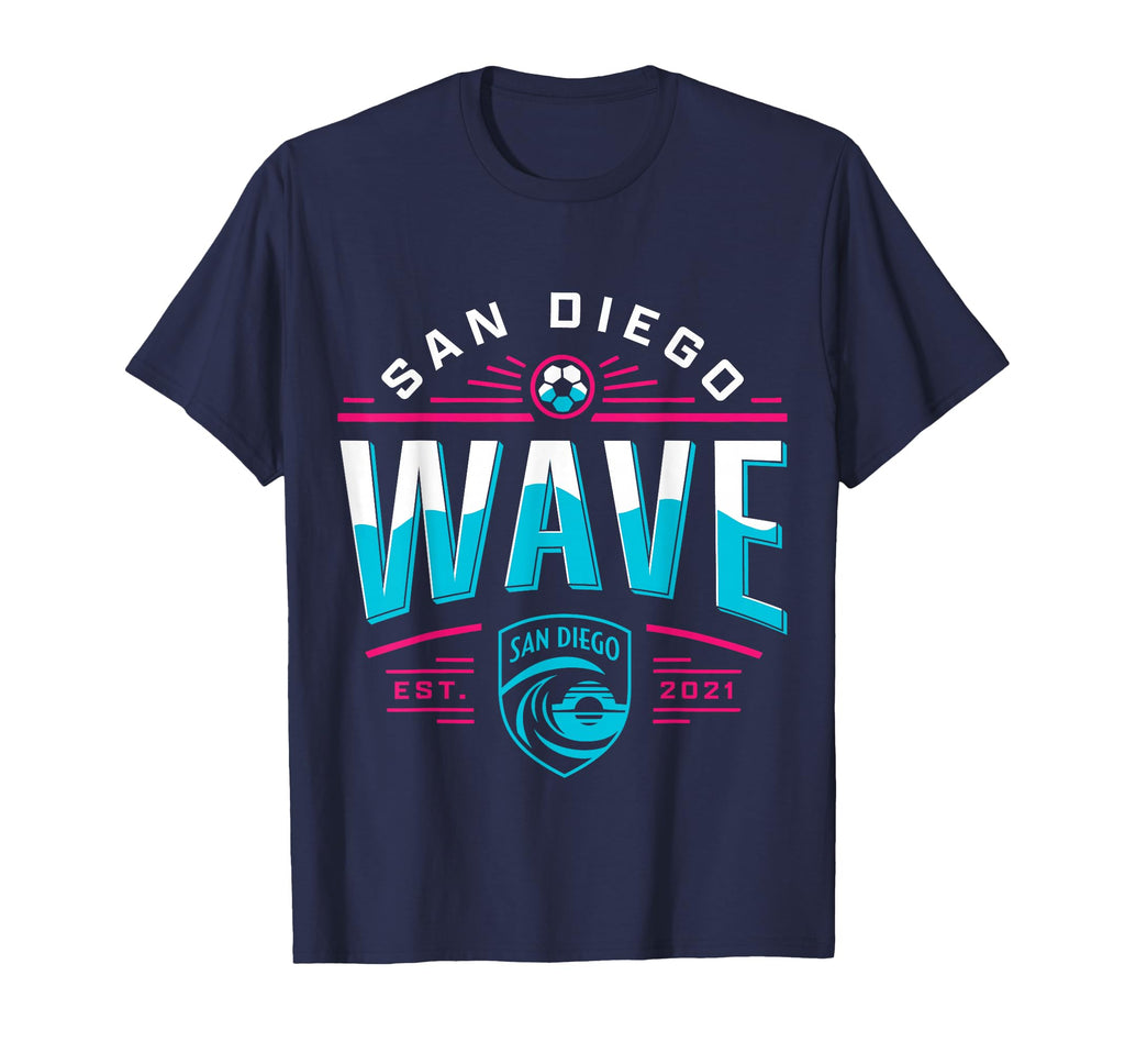 Nwsl San Diego Wave Soccer League Deco T-Shirt - Minimalist Print Unisex - T-Shirt, Sweatshirt, Hoodie
