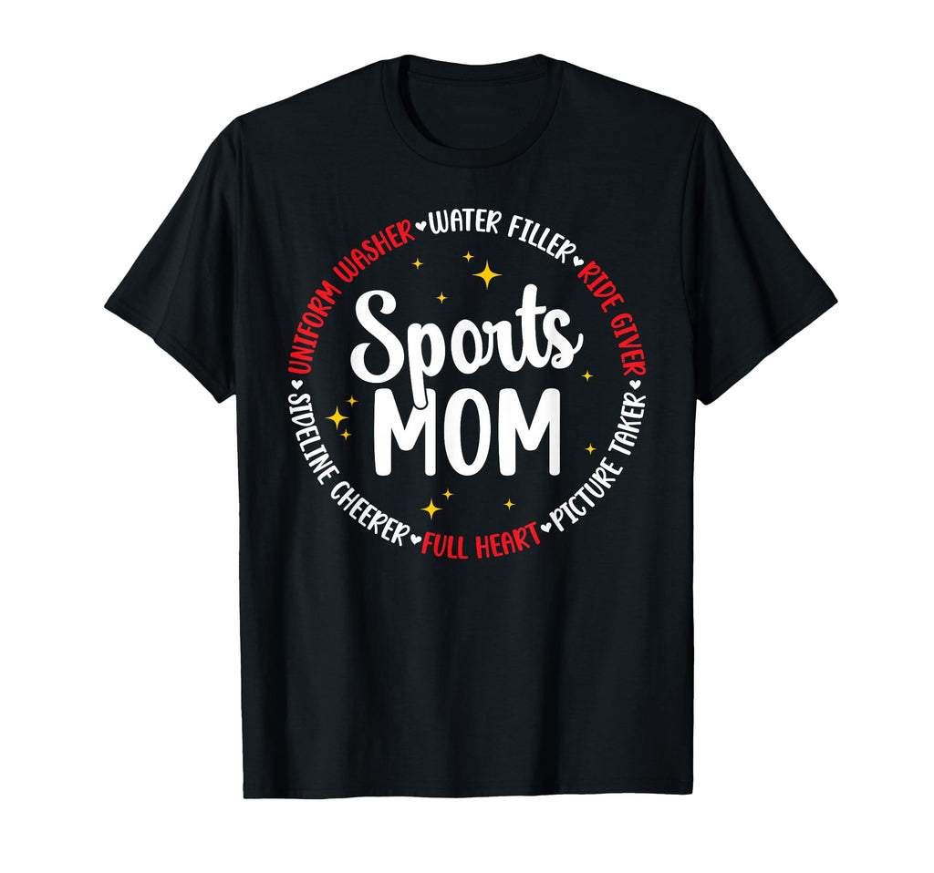 Sports Mom Appreciation Sports Mama Sport T-Shirt - Graphic Print Unisex - T-Shirt, Sweatshirt, Hoodie