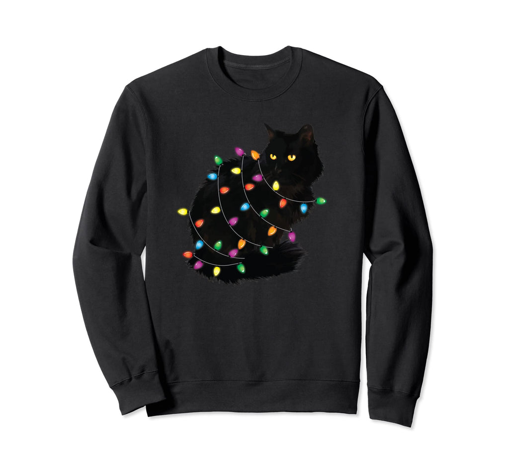 Black Cat Cat Mom Cat Dad Funny Cat Sweatshirt - Streetwear Style Men Women - T-Shirt, Sweatshirt, Hoodie