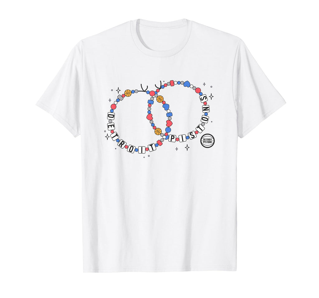 Nba Detroit Pistons Friendship Bracelets T-Shirt - Trendy Graphic Men Women - T-Shirt, Sweatshirt, Hoodie