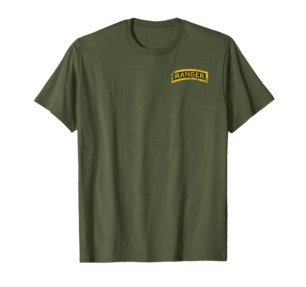Us Army Ranger Tab Od Green T-Shirt - Streetwear Style Unisex - T-Shirt, Sweatshirt, Hoodie