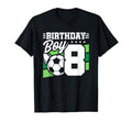 Soccer Birthday Party 8 Year Old 8Th T-Shirt - Aesthetic Graphic Men Women - T-Shirt, Sweatshirt, Hoodie