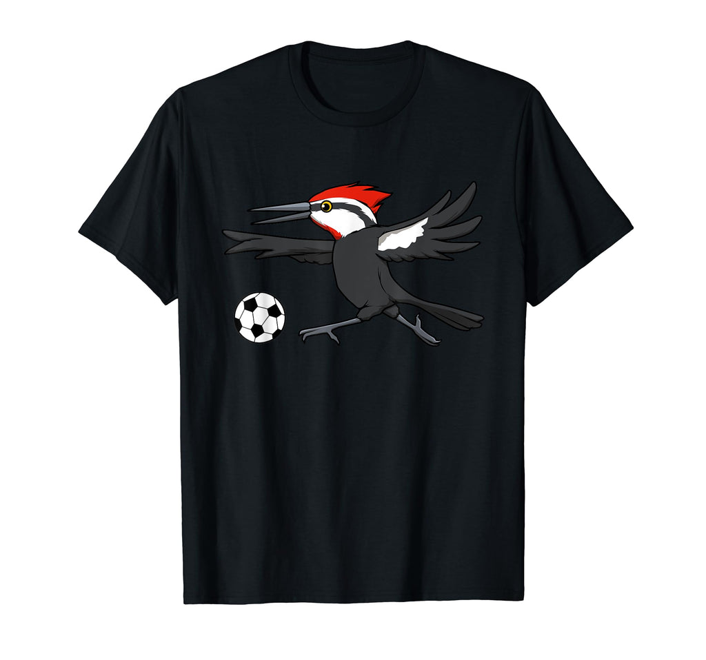 Woodpecker Forest Animal Soccer Player T-Shirt - Unique Graphic Men Women - T-Shirt, Sweatshirt, Hoodie