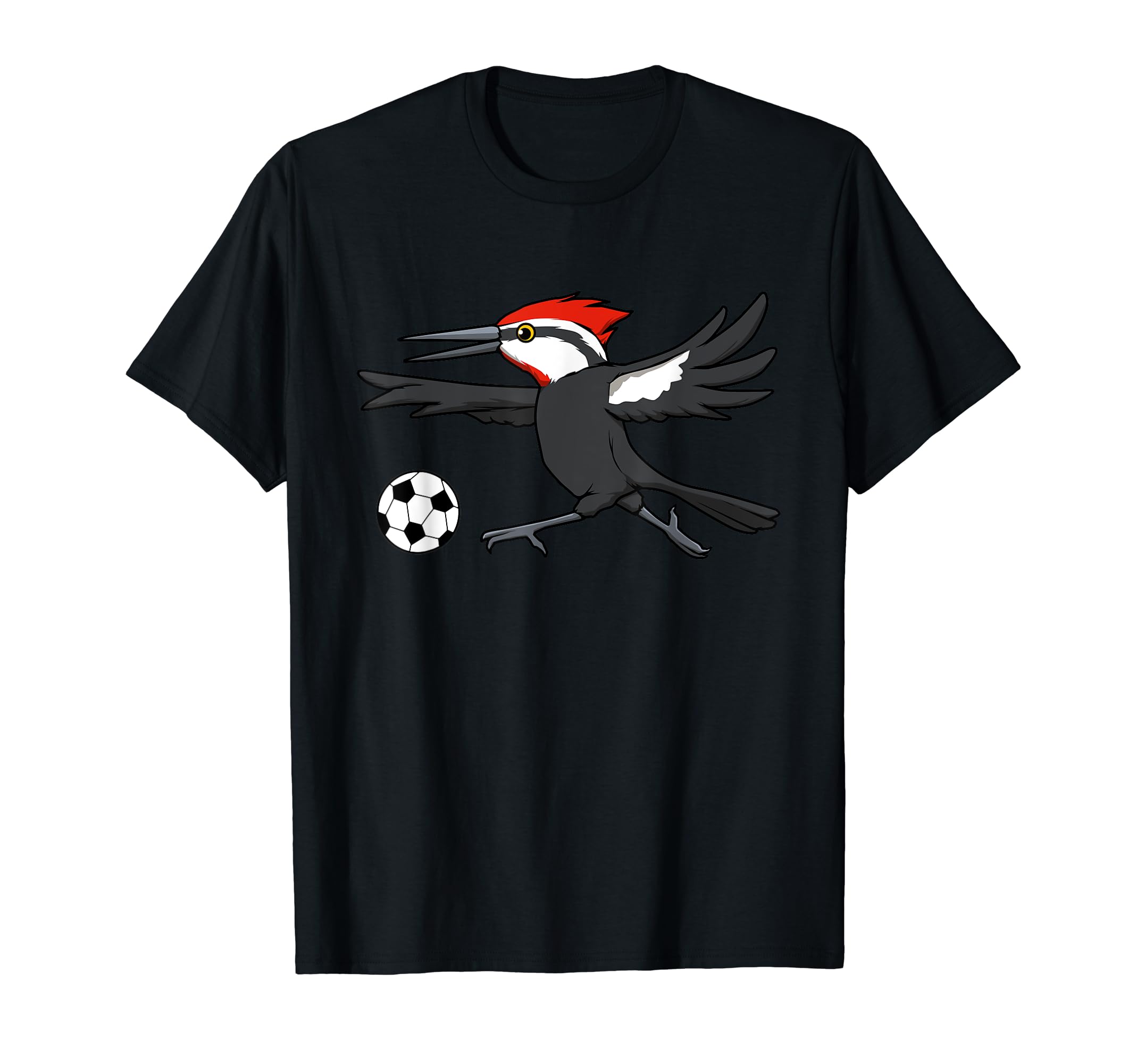 Woodpecker Forest Animal Soccer Player T-Shirt - Unique Graphic Men Women - T-Shirt, Sweatshirt, Hoodie