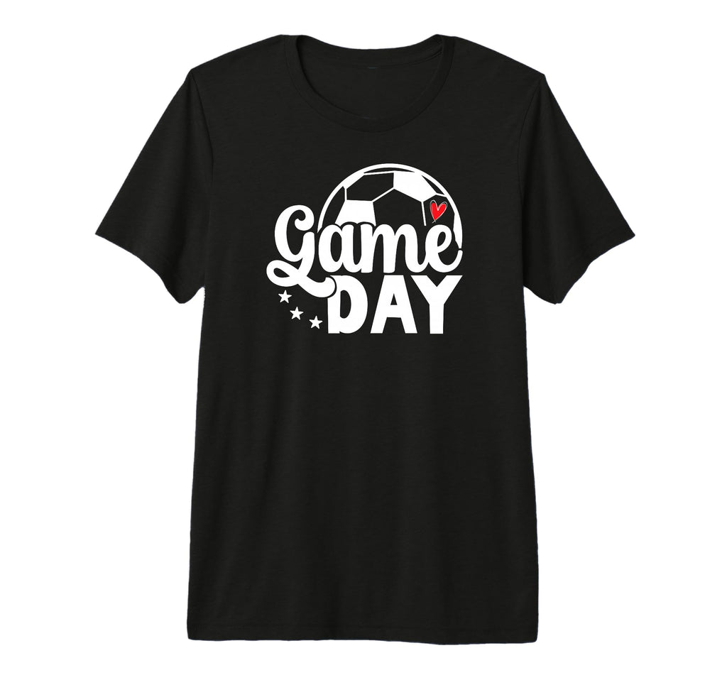 Game Day Soccer Game Day Tri Blend T-Shirt - Fun Novelty Design for Adults - T-Shirt, Sweatshirt, Hoodie