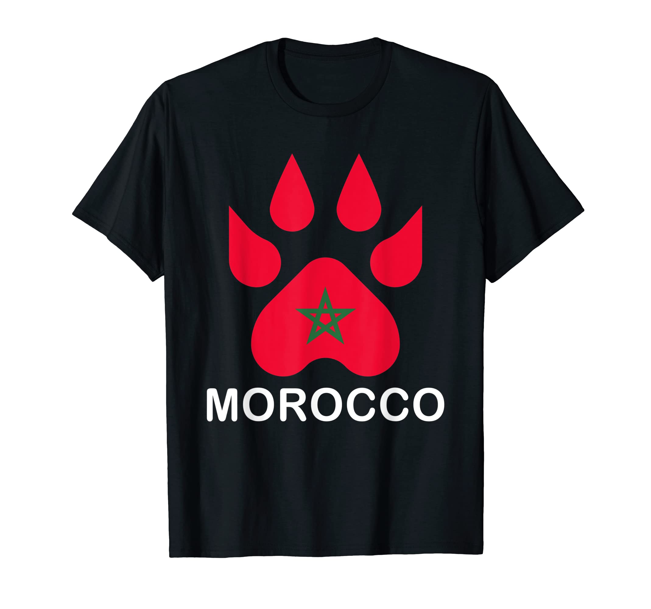 Moorish American Morocco Flag T-Shirt - Fun Novelty Design for Adults - T-Shirt, Sweatshirt, Hoodie