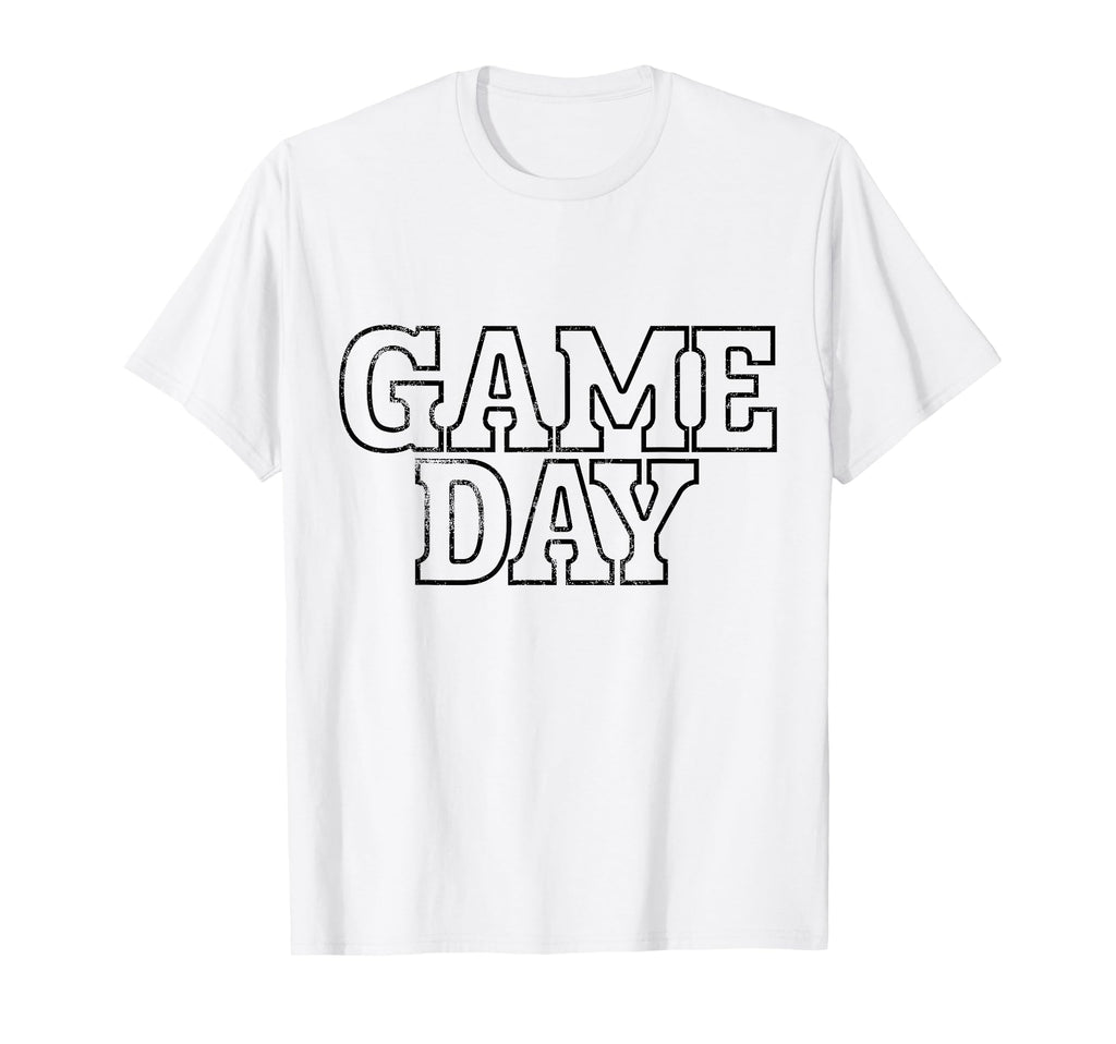 White Game Day Football T-Shirt - Casual Everyday Wear for Adults - T-Shirt, Sweatshirt, Hoodie