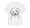 Line Art Dad Mom Dog Sheepadoodle T-Shirt - Trendy Graphic Unisex - T-Shirt, Sweatshirt, Hoodie