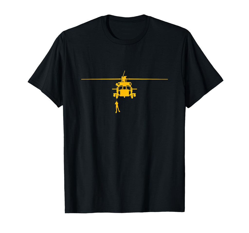 Awesome H 60 Helicopter Search And T-Shirt - Custom Art Print Unisex - T-Shirt, Sweatshirt, Hoodie