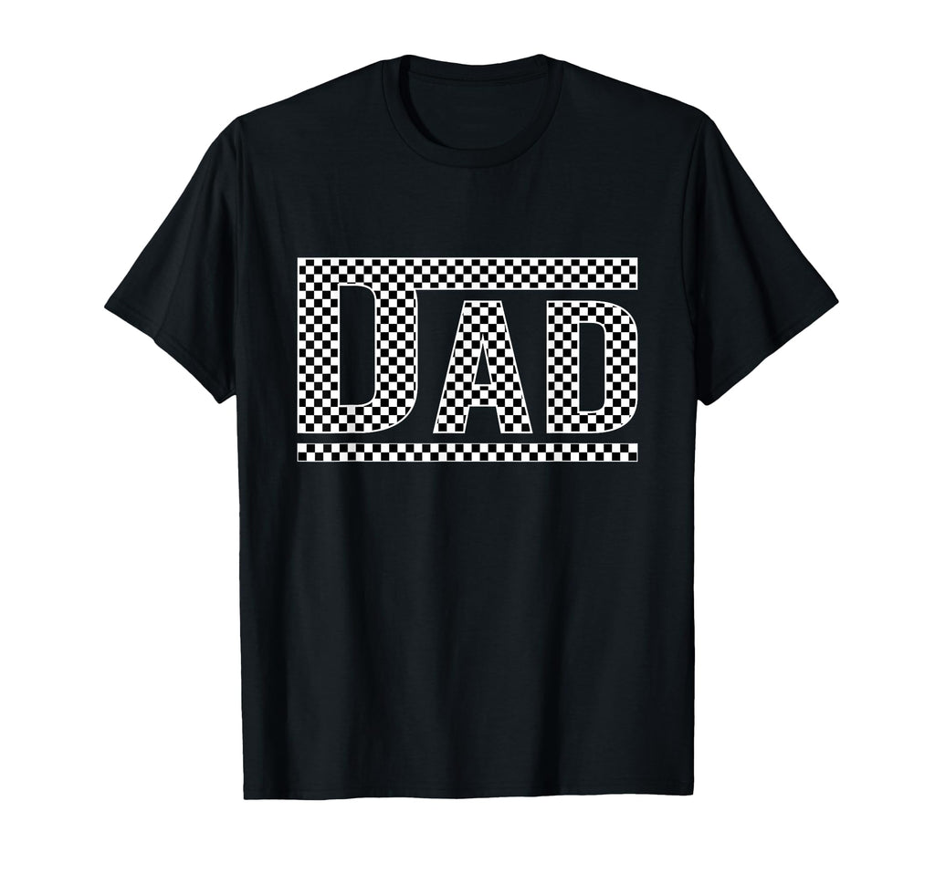 Checkered Dad Black White Funny Dad T-Shirt - Novelty Apparel for Adults - T-Shirt, Sweatshirt, Hoodie