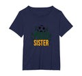 Proud Soccer Sister Sporty Family T-Shirt - Custom Art Print Men Women - T-Shirt, Sweatshirt, Hoodie
