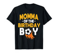 Momma Birthday Soccer Team Bday Party T-Shirt - Aesthetic Graphic Unisex - T-Shirt, Sweatshirt, Hoodie