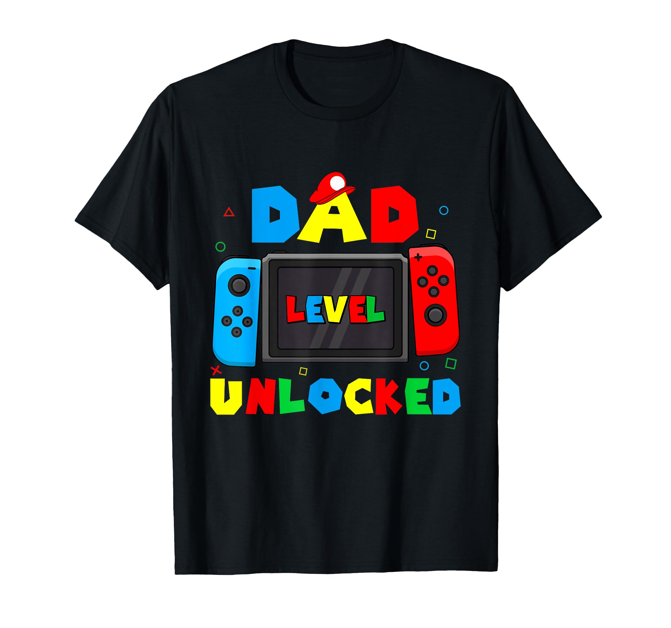 Dad Level Unlocked Gaming Gamer T-Shirt - Fun Novelty Design for Adults - T-Shirt, Sweatshirt, Hoodie