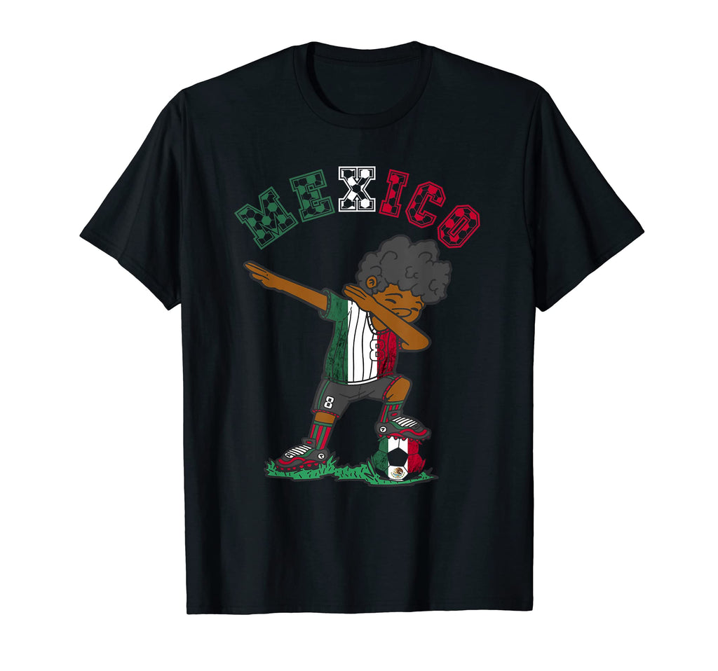 Mexico Mexican Soccer Player Dabbing T-Shirt - Streetwear Style Men Women - T-Shirt, Sweatshirt, Hoodie