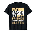 Father Son Best Friends Life Dad Son T-Shirt - Custom Art Print for Adults - T-Shirt, Sweatshirt, Hoodie