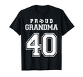 Number 40 Custom Proud Soccer Futbol T-Shirt - Unique Graphic for Adults - T-Shirt, Sweatshirt, Hoodie
