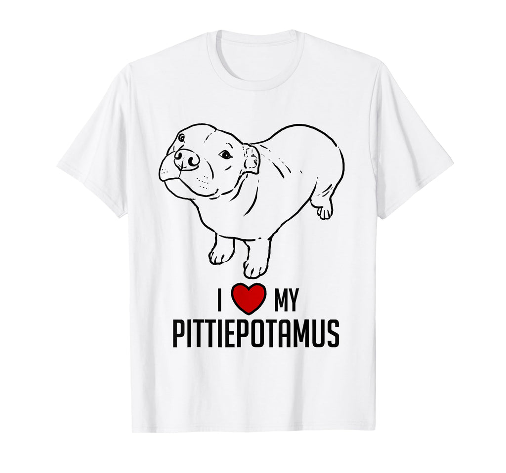 Funny Pitbull Pitbull Pittiepotamus T-Shirt - Aesthetic Graphic Unisex - T-Shirt, Sweatshirt, Hoodie
