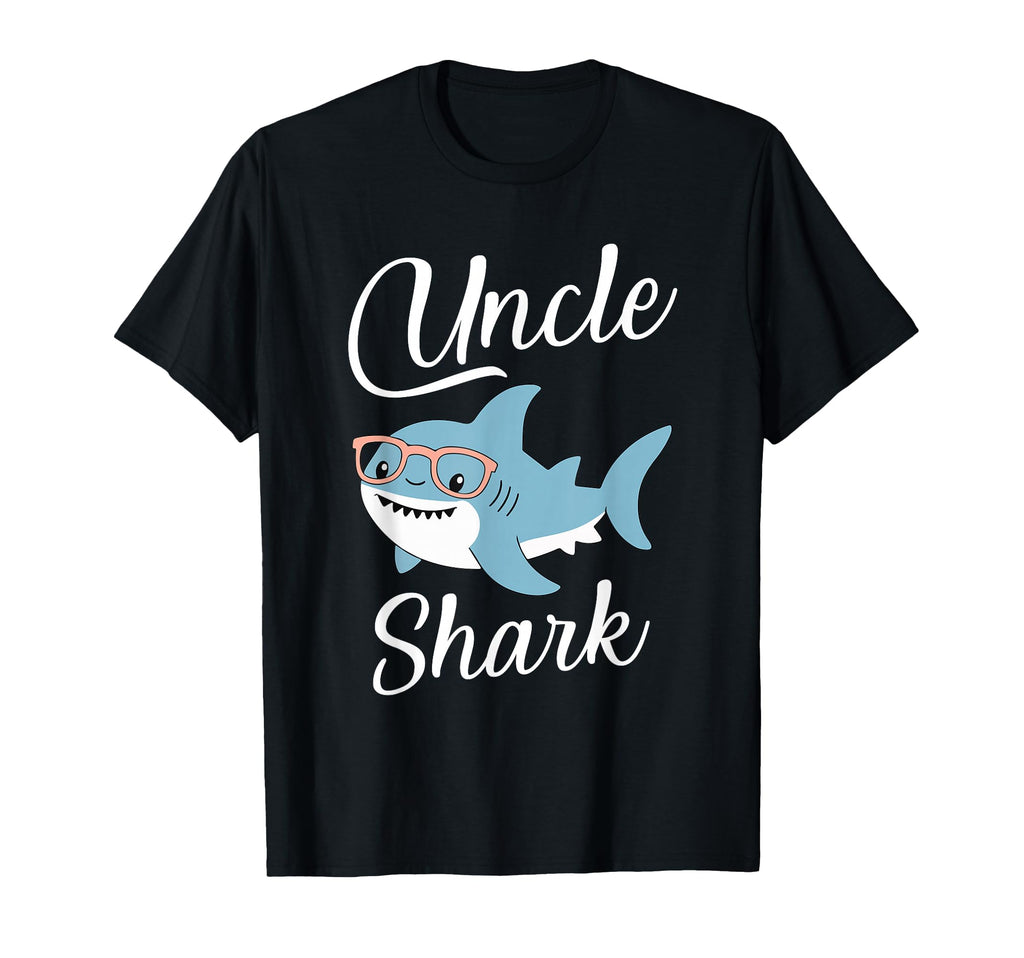 Uncle Shark Family Grandpa Hoodie - Graphic Print for Adults - T-Shirt, Sweatshirt, Hoodie