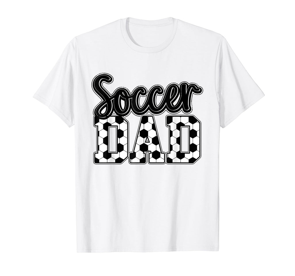 Soccer Dad Groovy Game Day Dad Life Sport T-Shirt - Graphic Print Unisex - T-Shirt, Sweatshirt, Hoodie