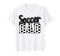 Soccer Dad Groovy Game Day Dad Life Sport T-Shirt - Graphic Print Unisex - T-Shirt, Sweatshirt, Hoodie