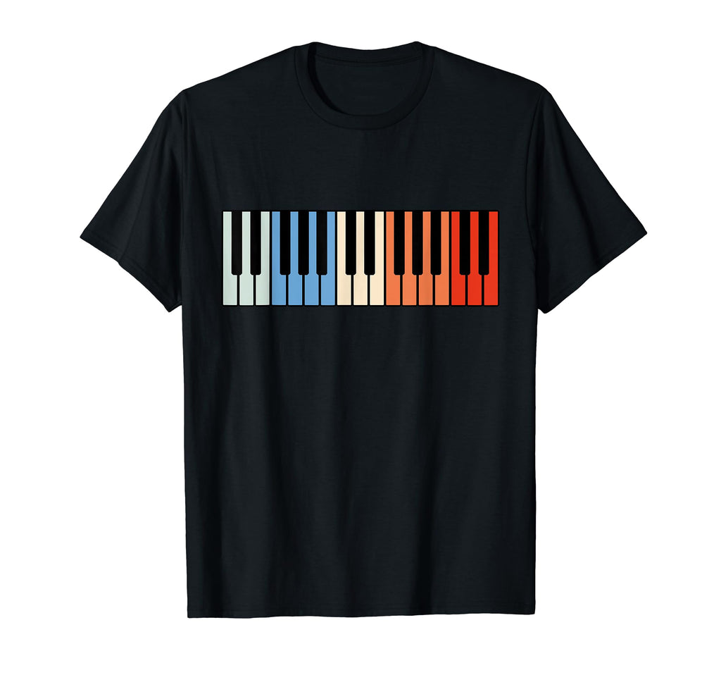 Piano Funny Pianist Music Keyboard T-Shirt - Trendy Graphic for Adults - T-Shirt, Sweatshirt, Hoodie