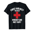 First Aid Kit Whiskey Duct Tape Funny T-Shirt - Streetwear Style Men Women - T-Shirt, Sweatshirt, Hoodie