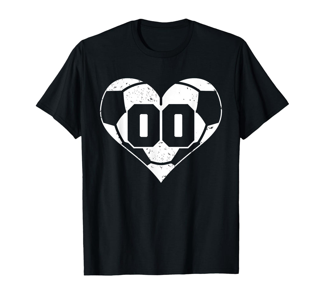 Soccer Number 00 Jersey Funny Soccer T-Shirt - Trendy Graphic for Adults - T-Shirt, Sweatshirt, Hoodie